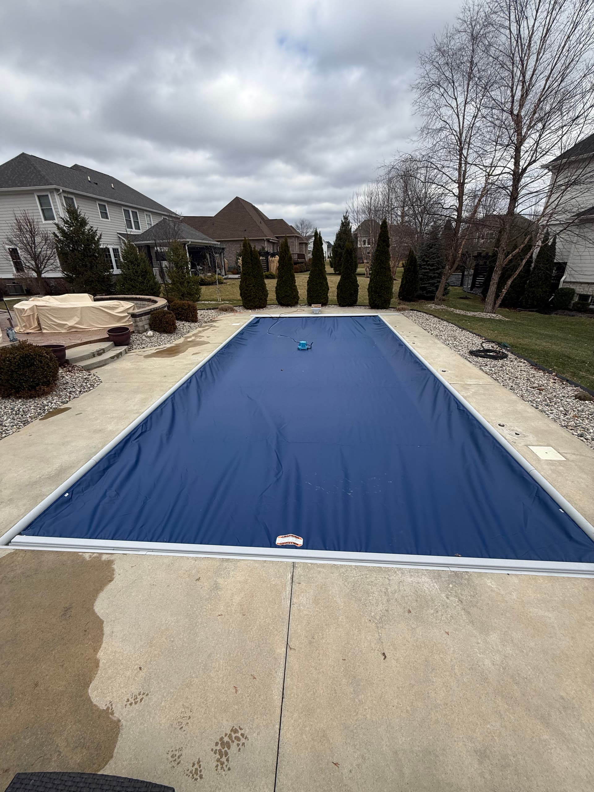 Gallery photos for New Automatic Pool Cover Installation in Fishers: Image #1