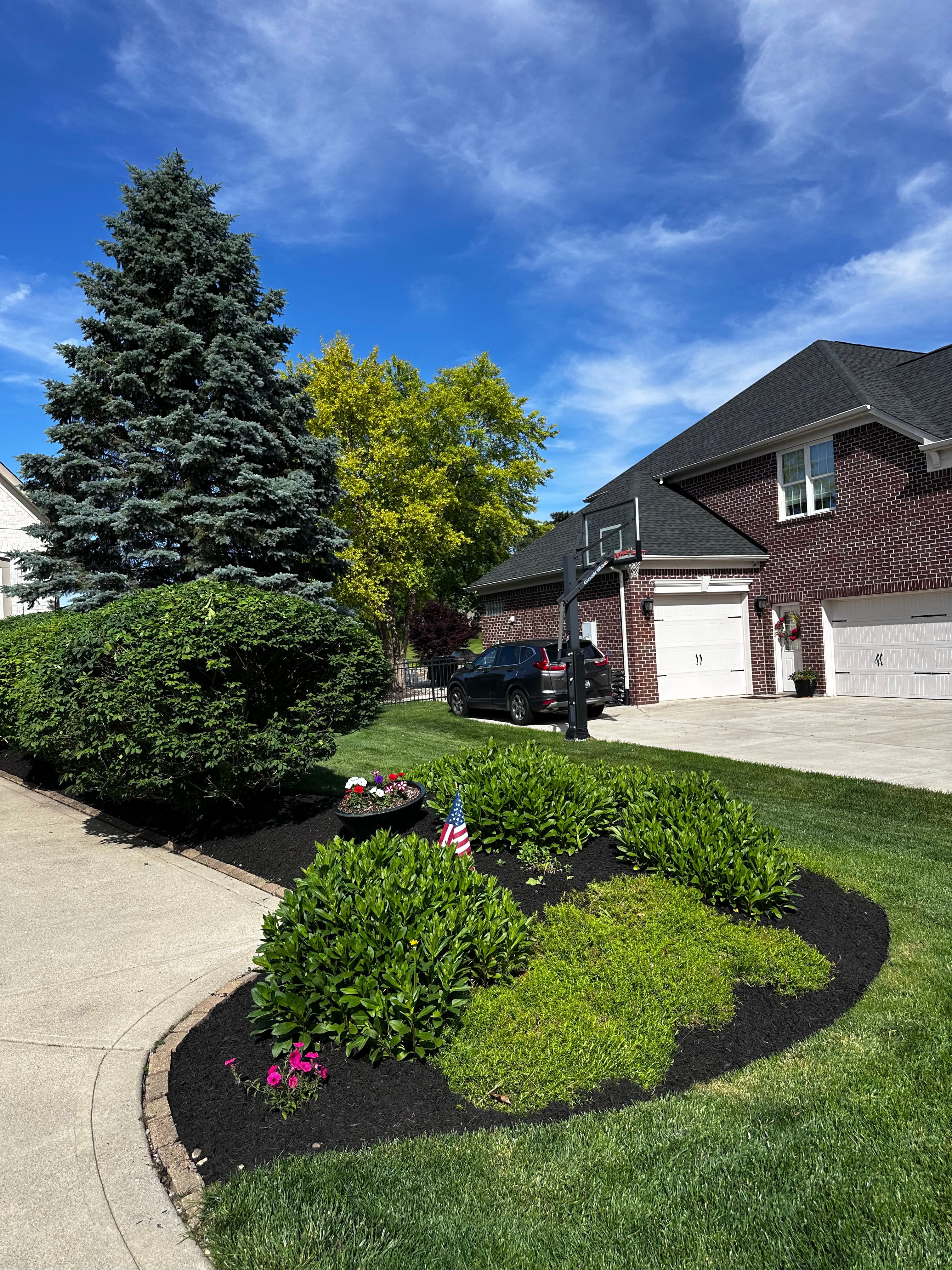 Project Mulch Refresh That Makes the Whole Yard Pop in Noblesville image