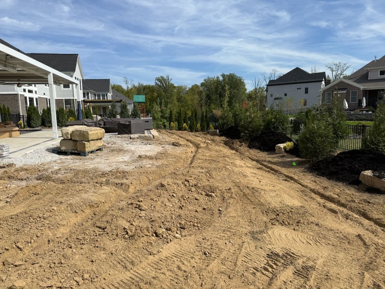 Backyard Makeover in Fishers with Fresh Enhancements image