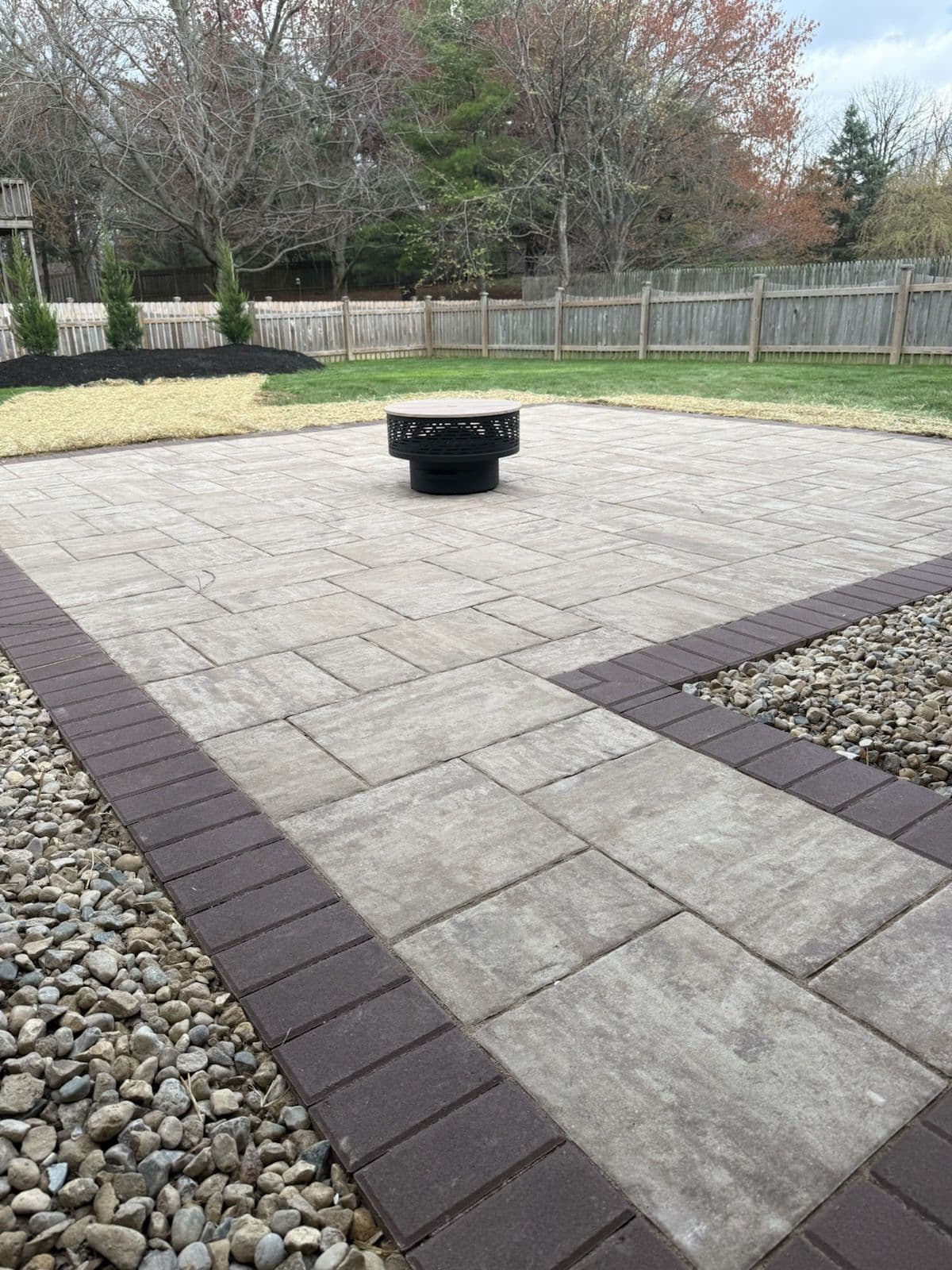 Stylish Patio and Fire Pit in Fishers image